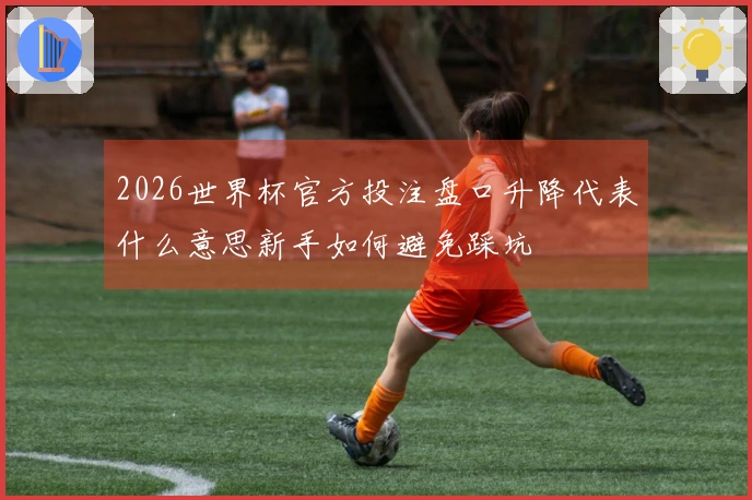 2026世界杯官方投注盘口升降代表什么意思新手如何避免踩坑